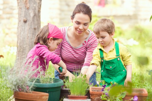 Family-friendly landscaped outdoor space in Walthamstow